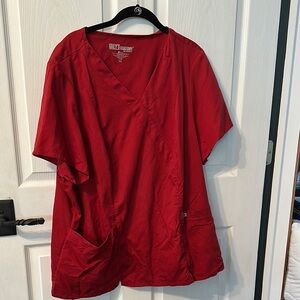 Grey’s Anatomy scrub top rust color 3X